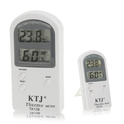 Indoor 2 LCD Display Thermometer with Hygrometer TA138B